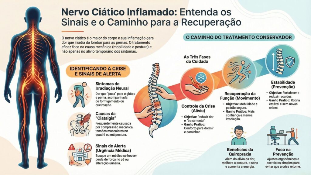 Nervo ciático inflamado em Goiânia quando procurar quiropraxia e como funciona o tratamento Nervo ciatico inflamado em Goiania quando procurar quiropraxia e como funciona o tratamento