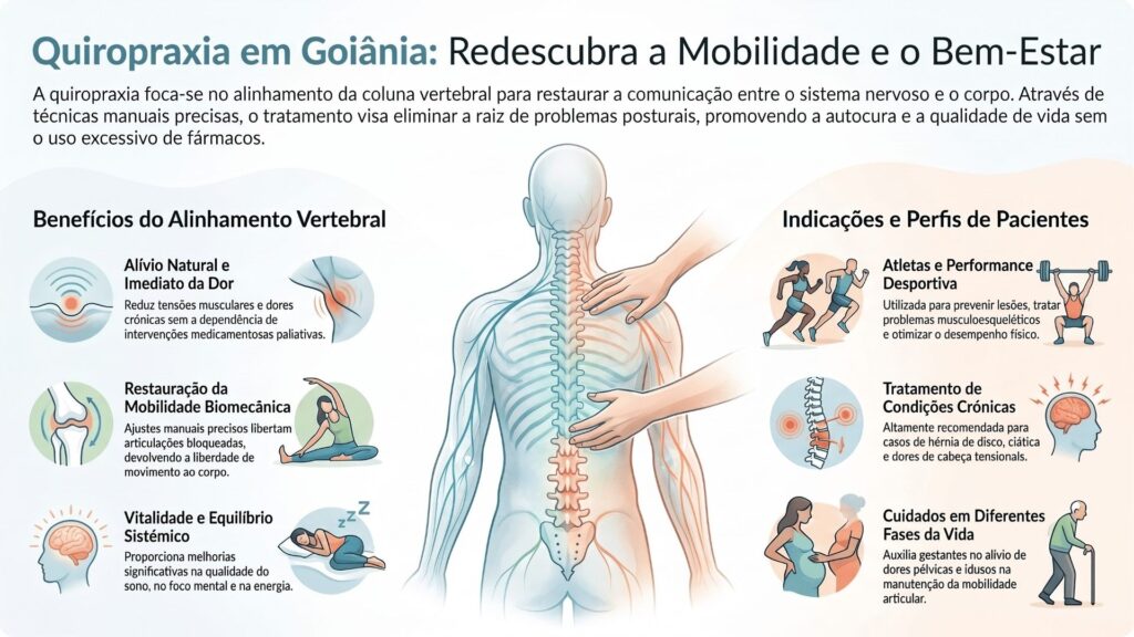 Quiropraxia em Goiânia 1 Quiropraxia em Goiânia Benefícios, Indicações e Como Funciona