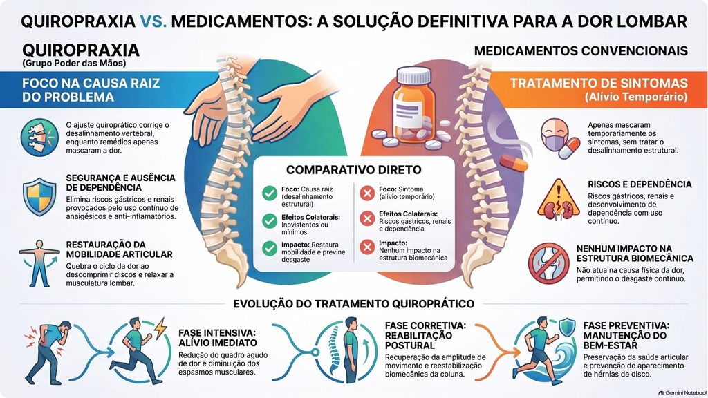 Quiropraxia para Dor Lombar 1 QUIROPRAXIA PARA DOR LOMBAR TRATAMENTO