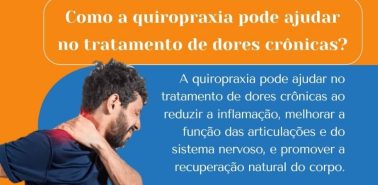 Quiropraxia Ajuda Dores Crônicas